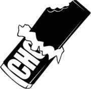 Chocolate Bar Black And White Clipart 