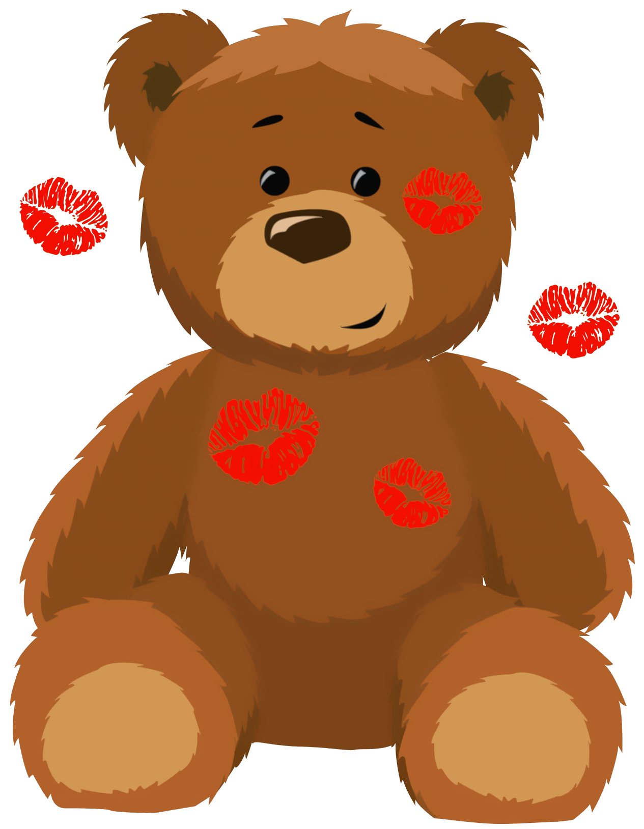 Valentine bear clip art 