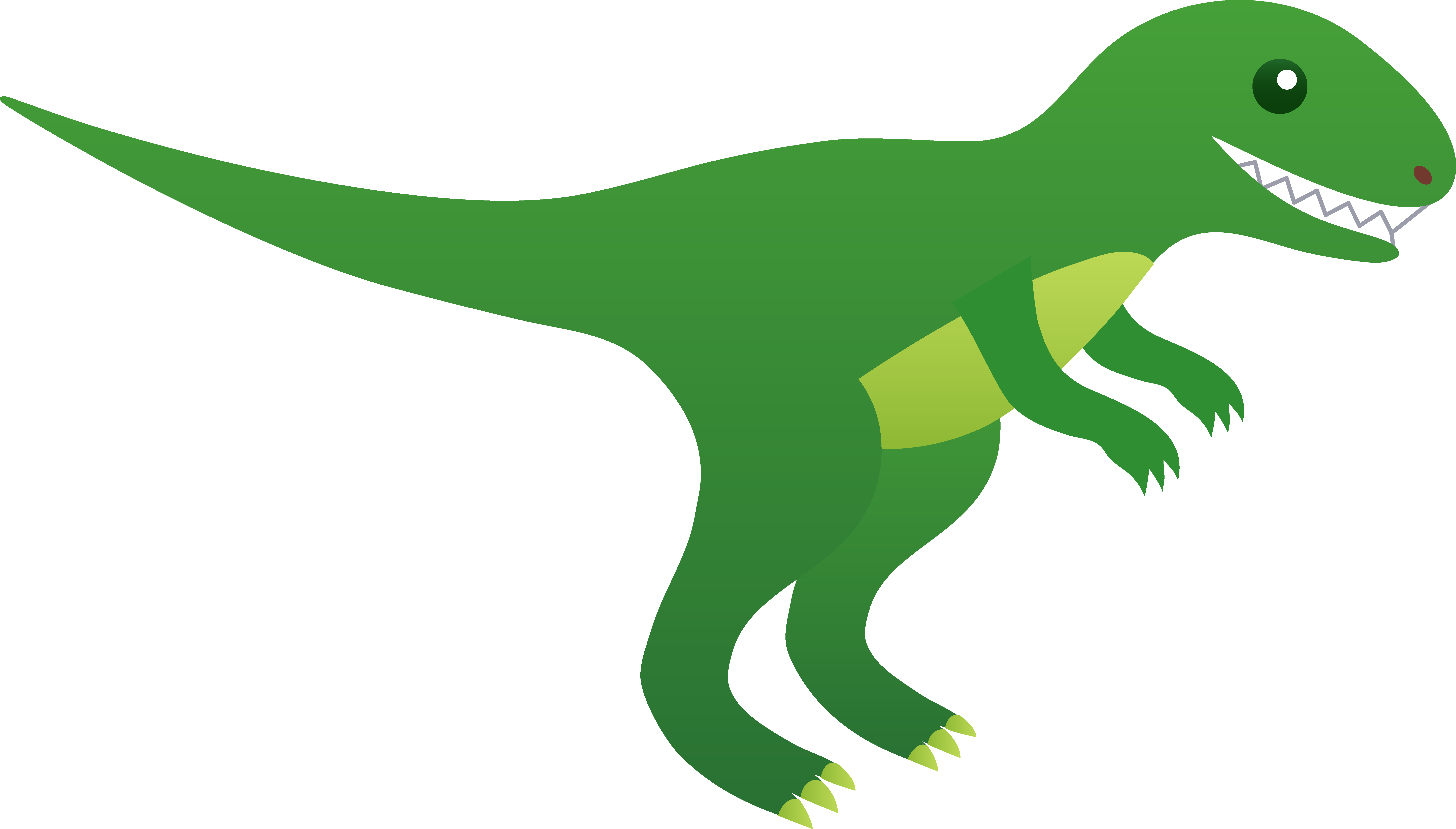 Green Cartoon Dinosaur 