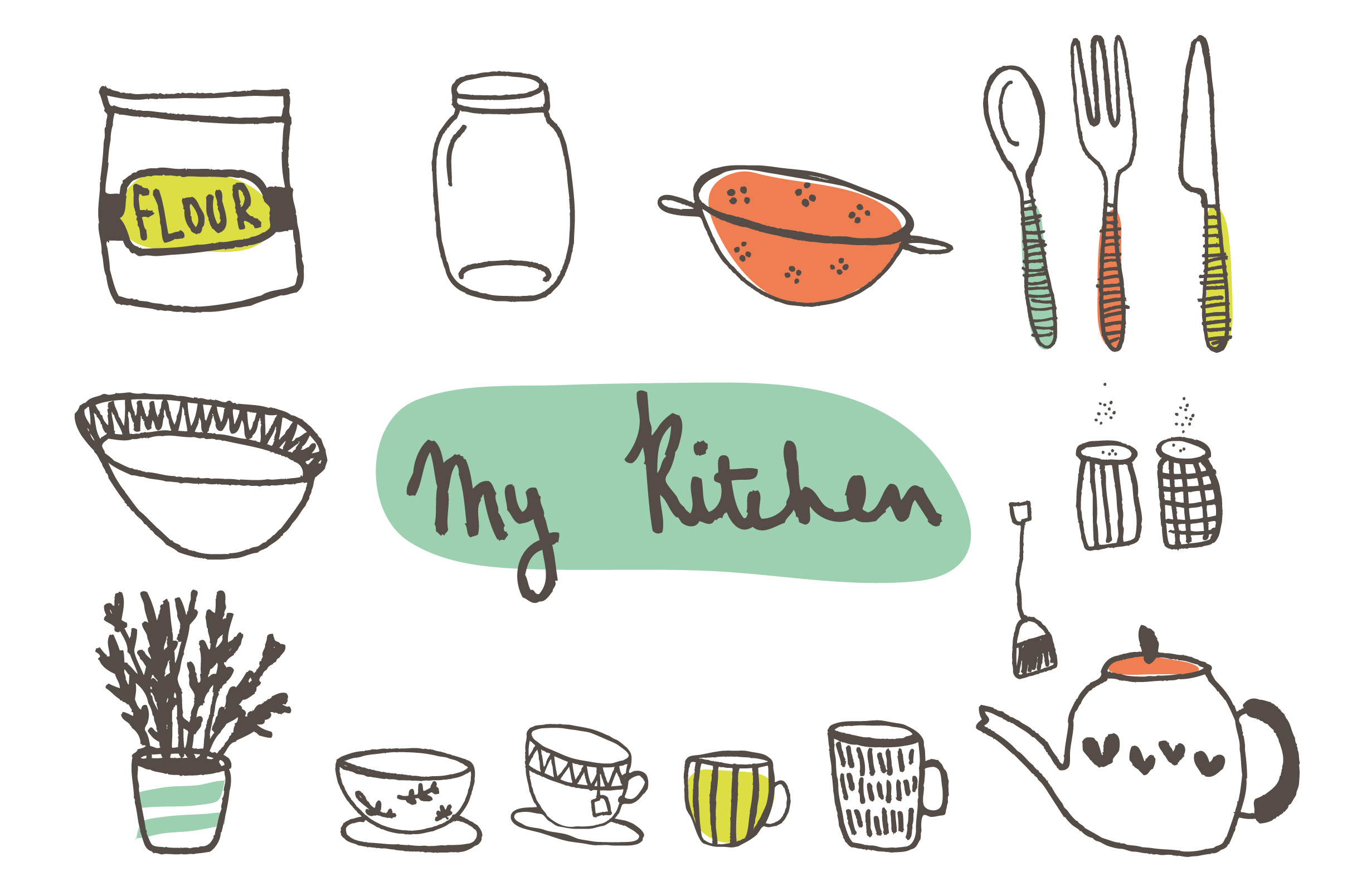clipart things in the kitchen - photo #18