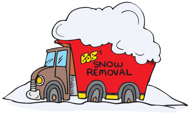 Snow removal clipart free 