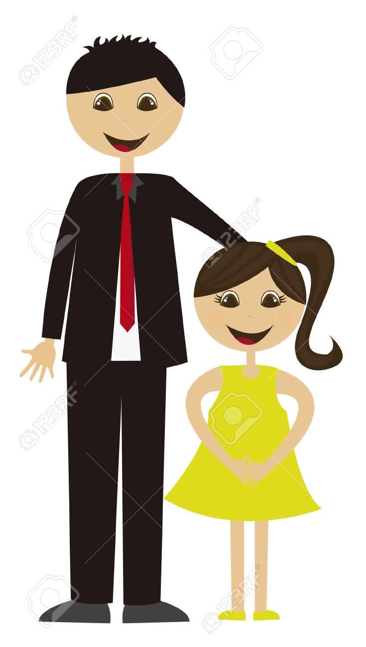 Daughter And Father Clipart 