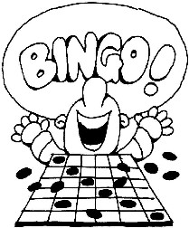 Bingo Cards Clip Art 