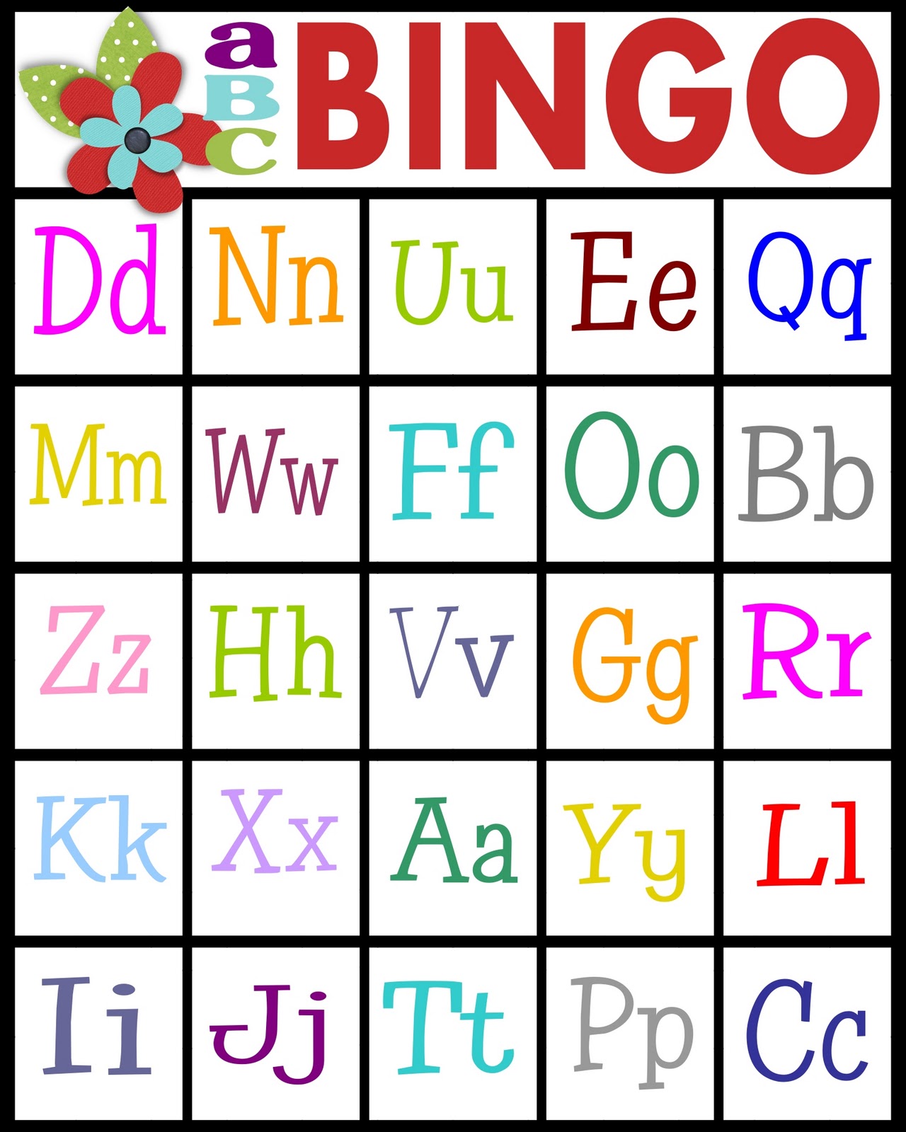large print printable bingo cards Clip Art Library