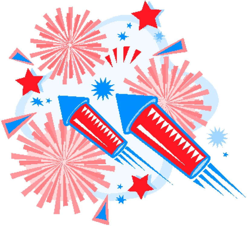 4th of july fireworks cartoon clipart inside 4th of july cartoon 