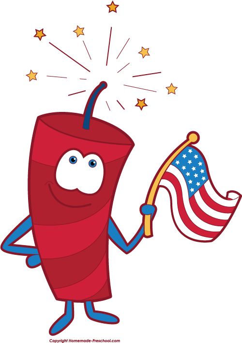 4th Of July Fireworks Clipart Png 