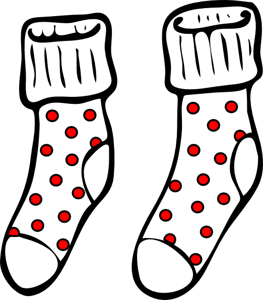 Winter Socks Clipart 