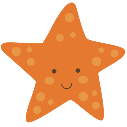 Cute Starfish Clipart 
