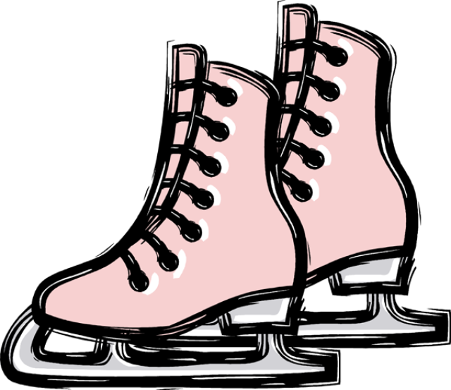 ice skates clipart 