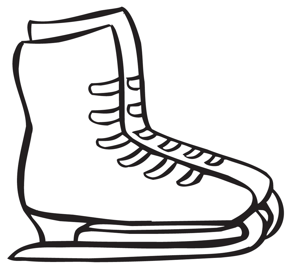 Clip Art Hockey Skate Clipart 