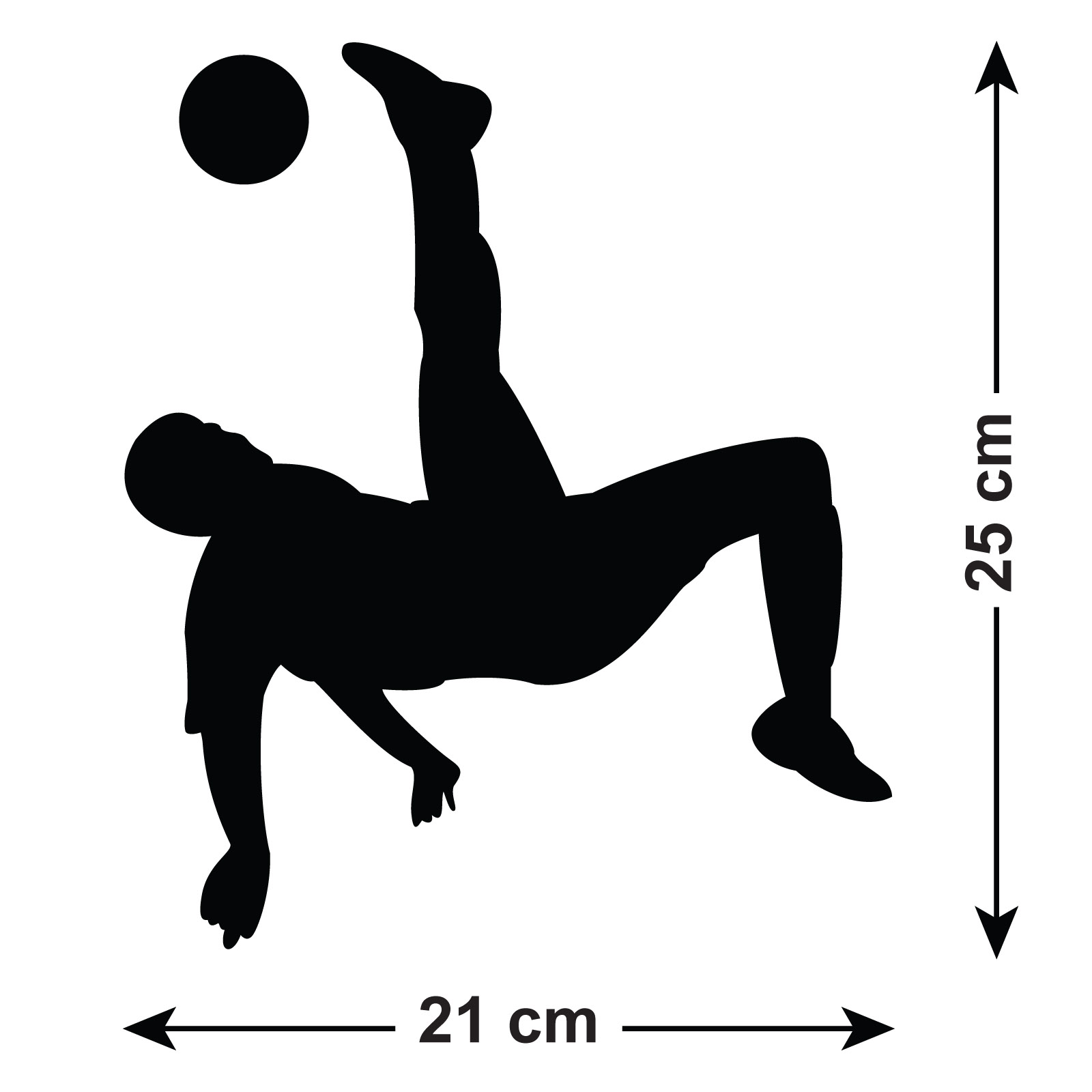 Soccer clipart silhouette 