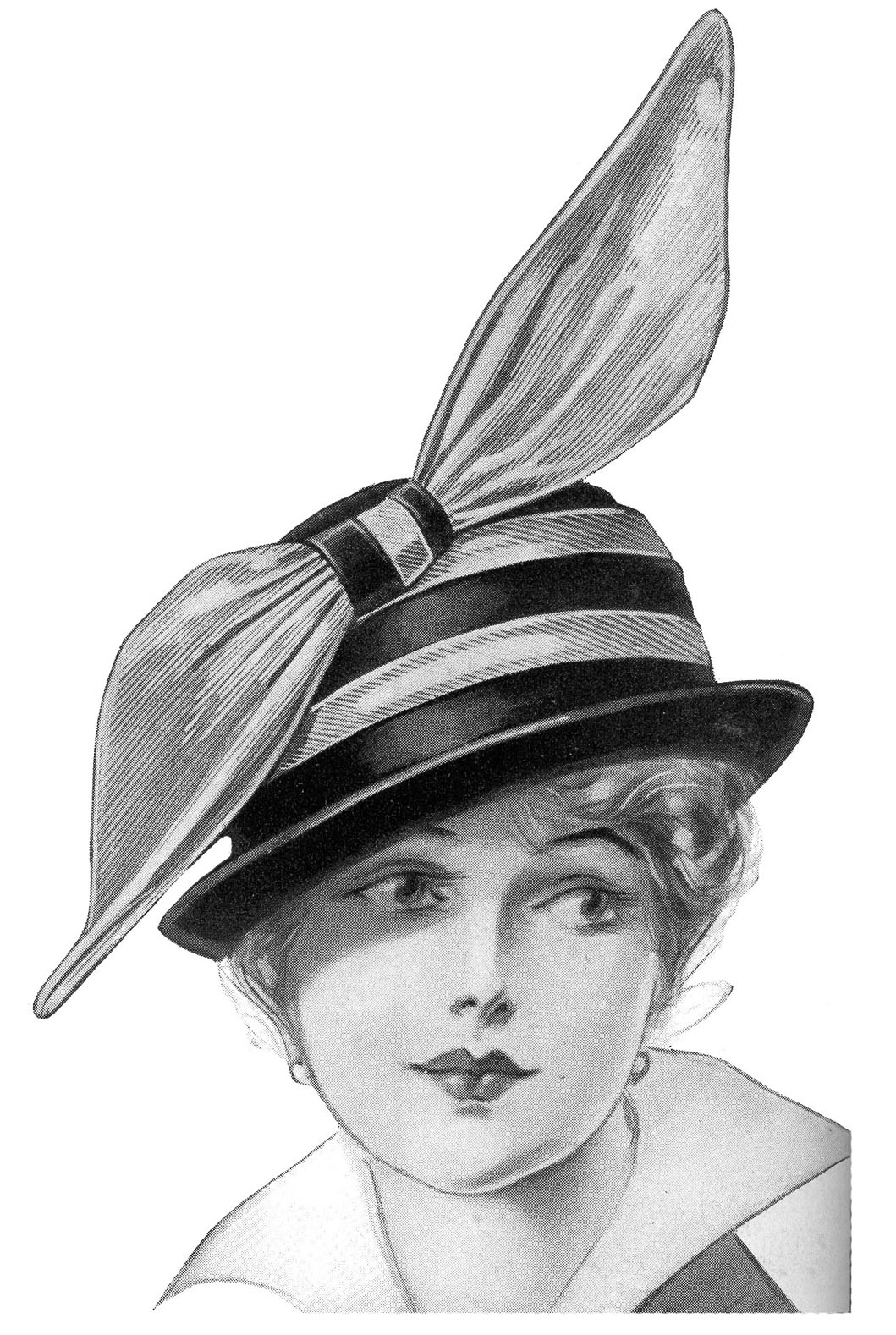 Vintage Ladies Hats Clipart 