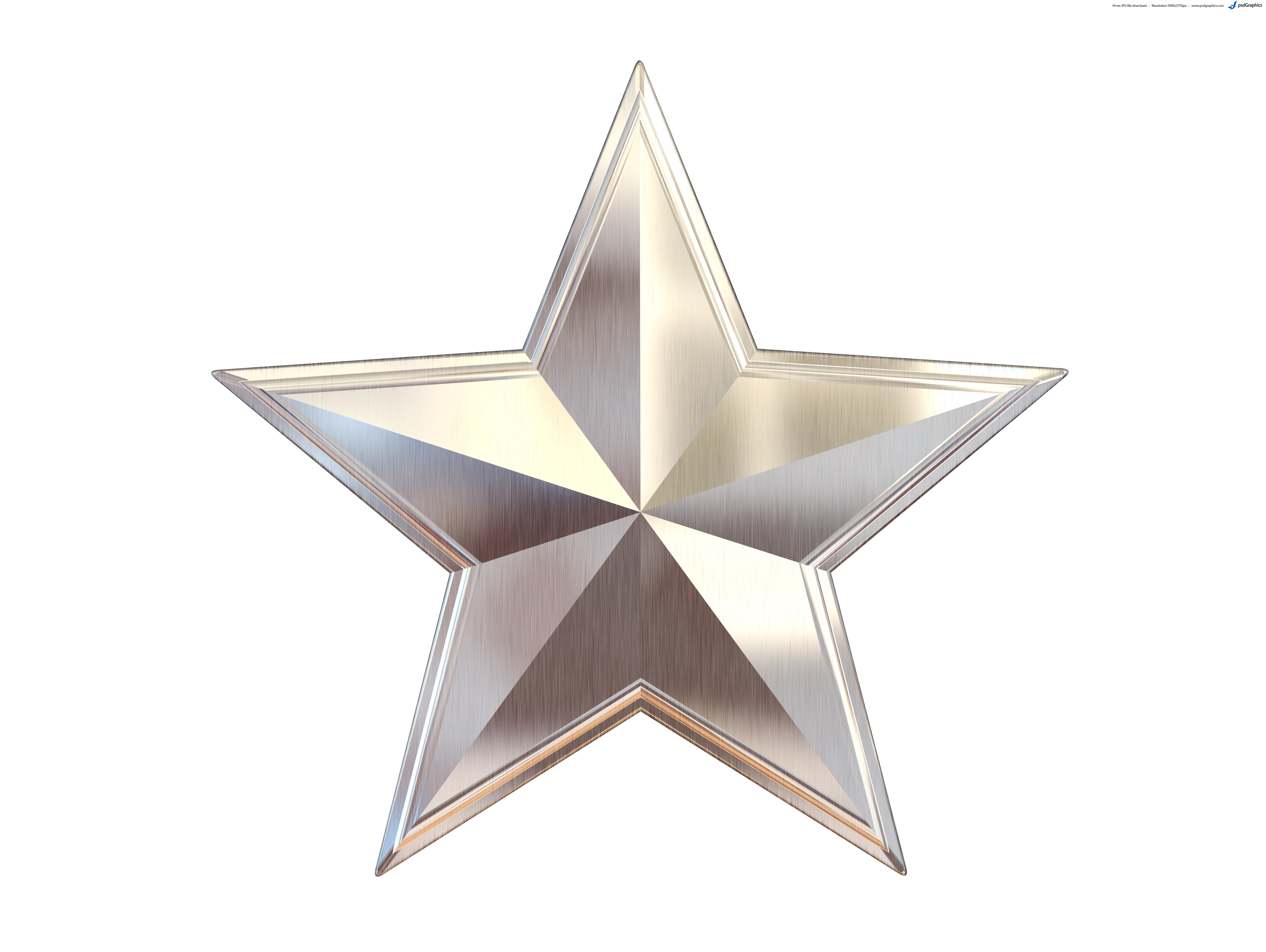 Silver Christmas Stars Clipart 