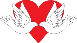 Flying Heart Clip Art � Clipart Free Download 
