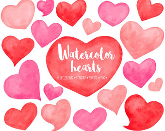 Red heart clipart 