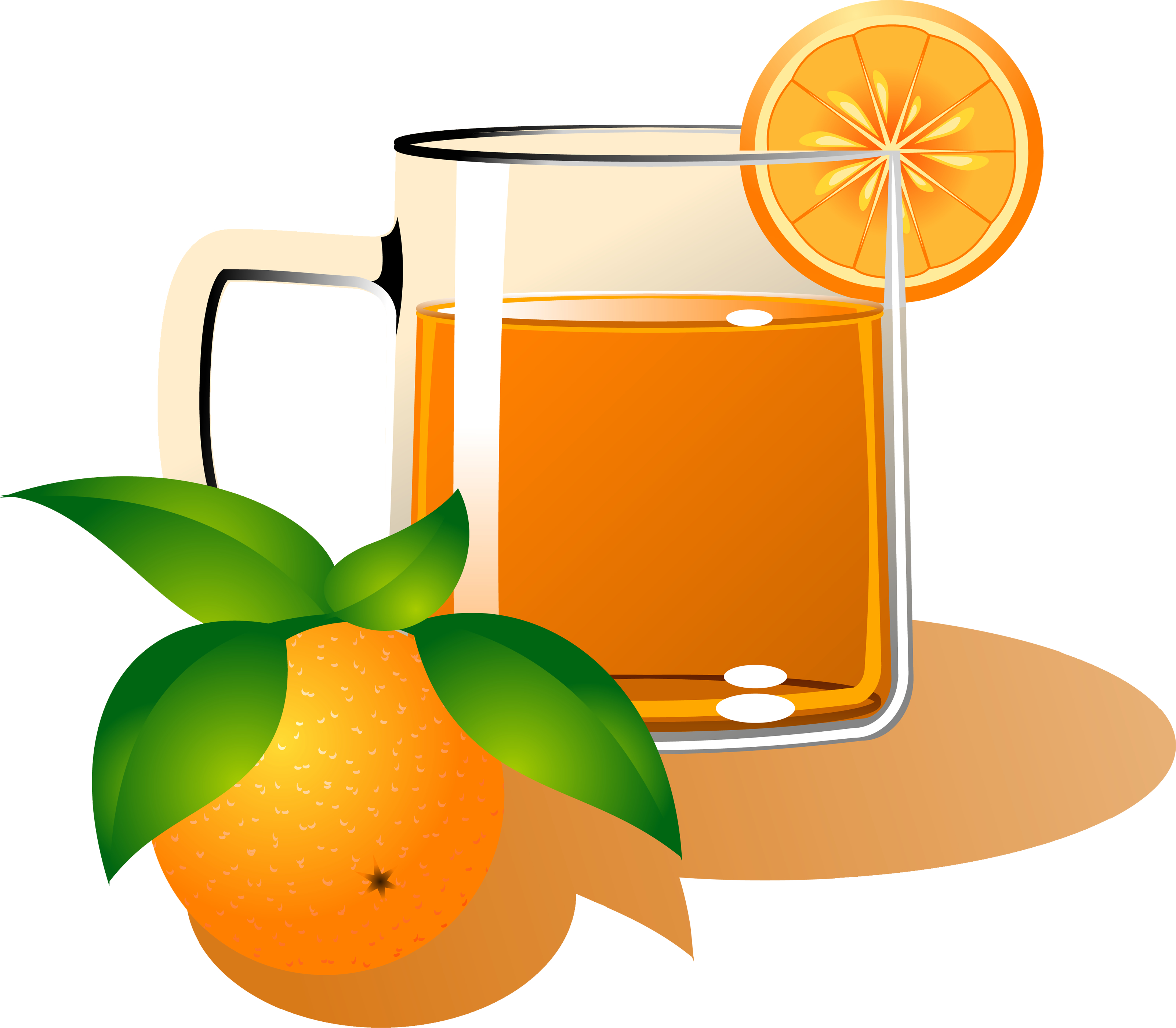 Orange Juice Clipart 