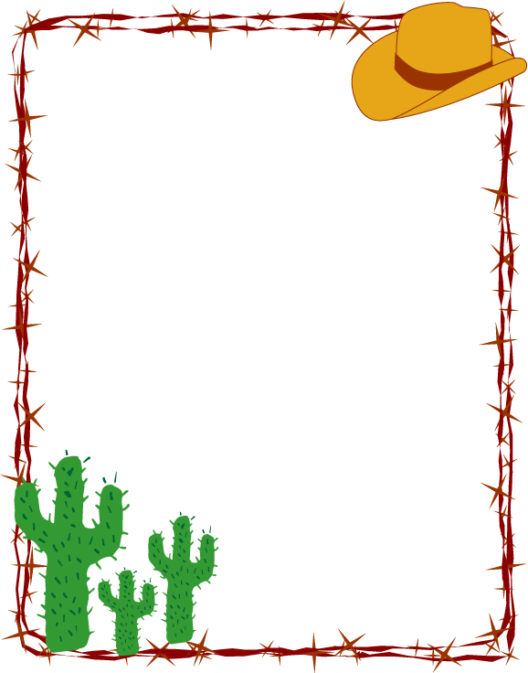 Western Borders Clipart 