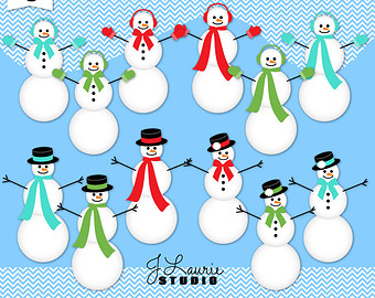 snowman clip art � Etsy 