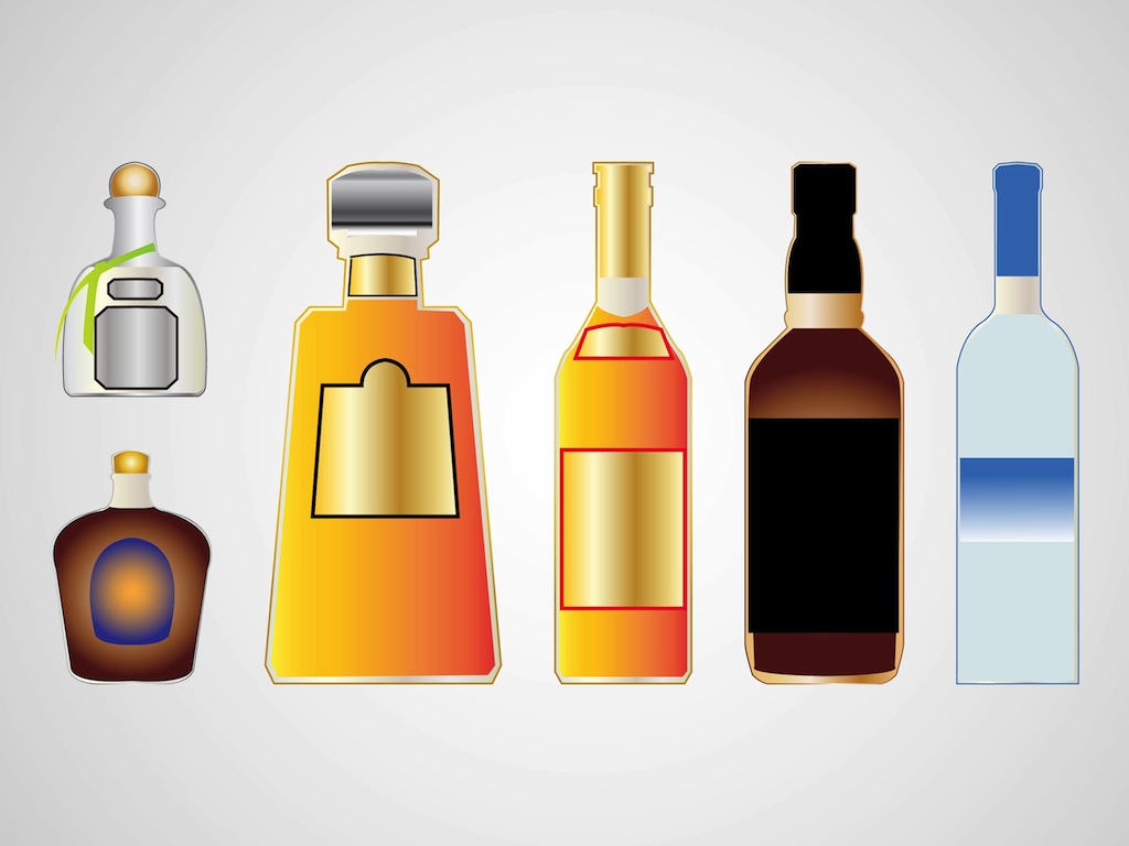 Alcohol Bottle Clipart 