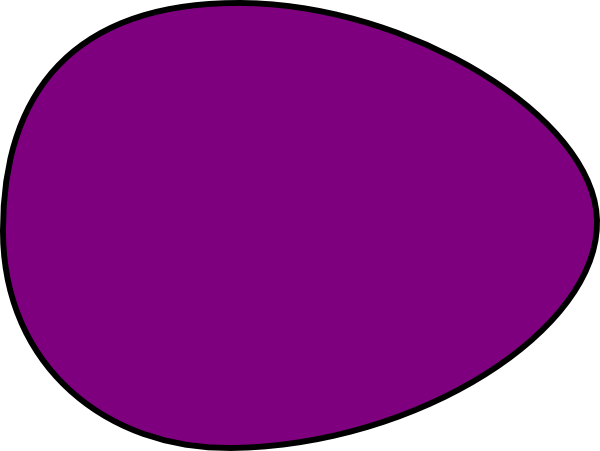 Purple easter egg clipart 