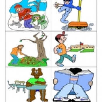 Student engaging activities clipart 