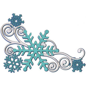 10+ Snowflake Corner Clip Art 