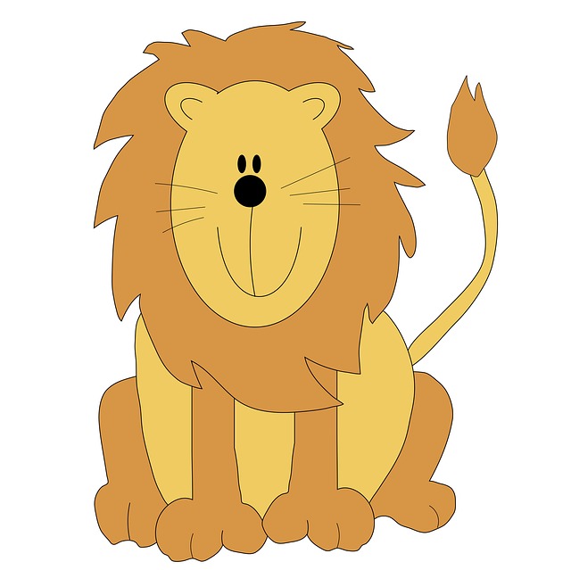Cartoon Lion Clipart 