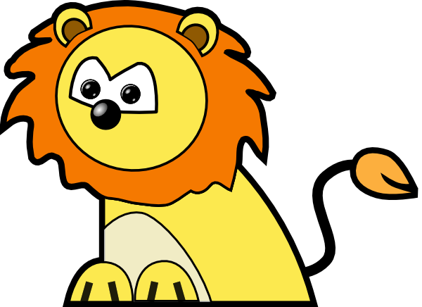 Cartoon Lion Clipart 