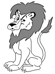 Free Cartoon Lion Clipart, 1 page of Public Domain Clip Art 