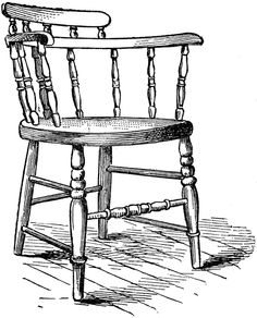 table and chairs clipart 