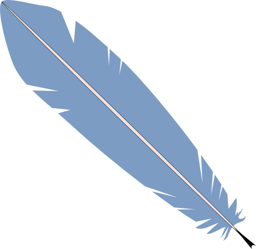 Cute feather clipart 