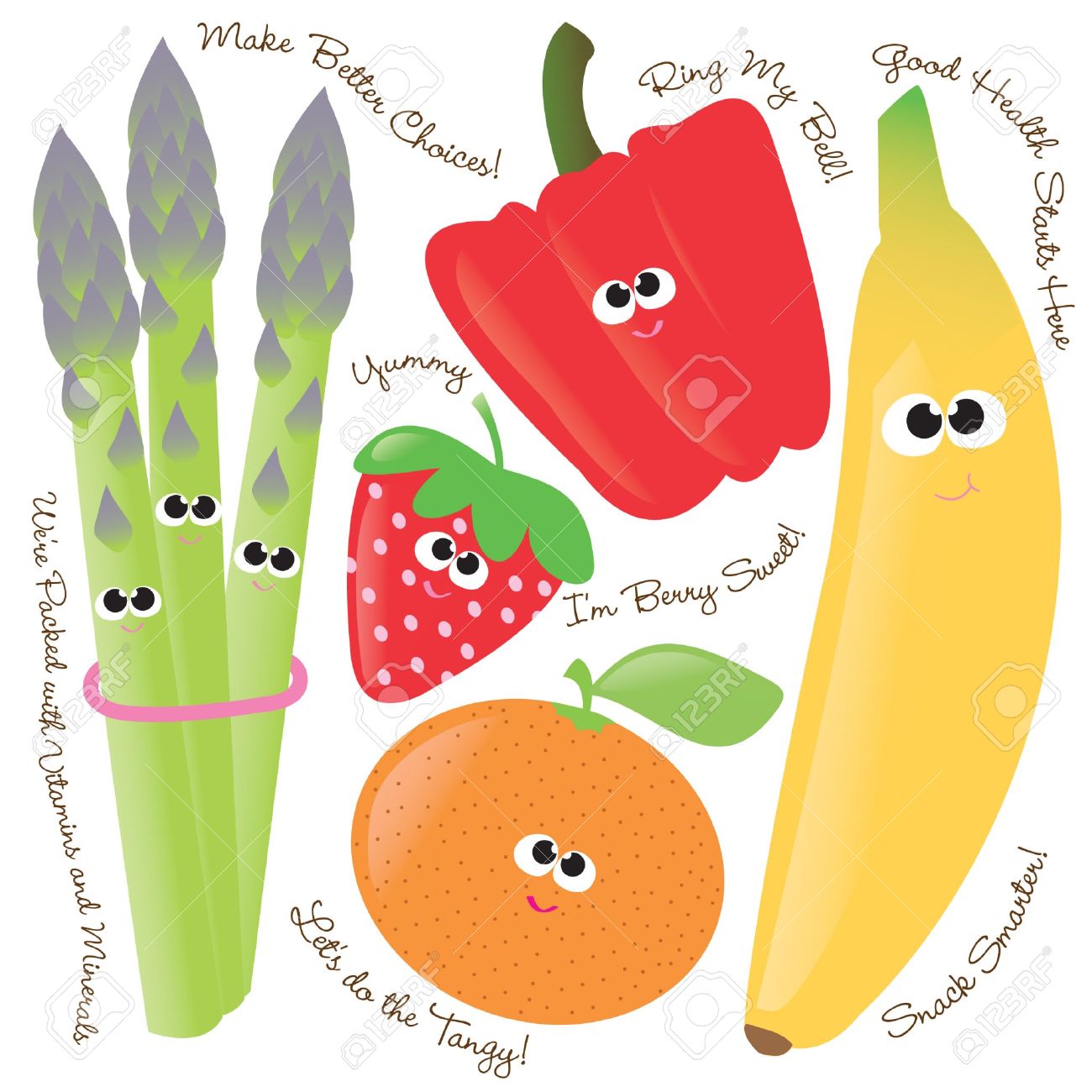 Healthy snacks clipart free 