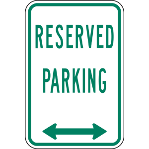 Reserved Parking Spot Clipart 