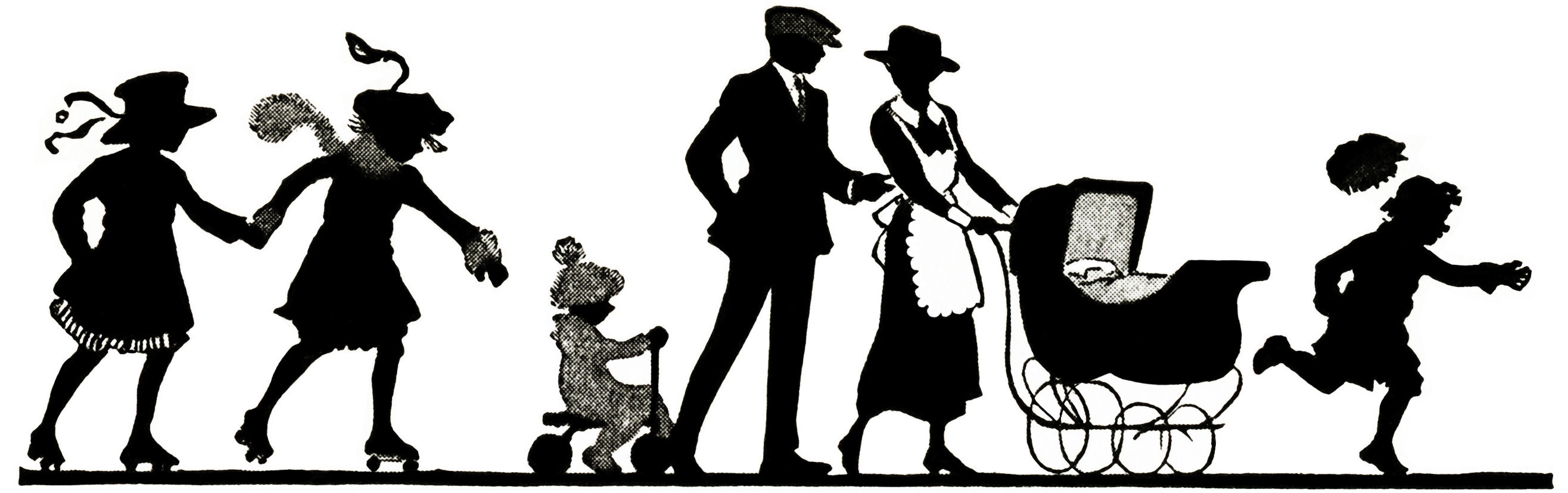 Free Family Silhouette Cliparts, Download Free Clip Art, Free Clip Art