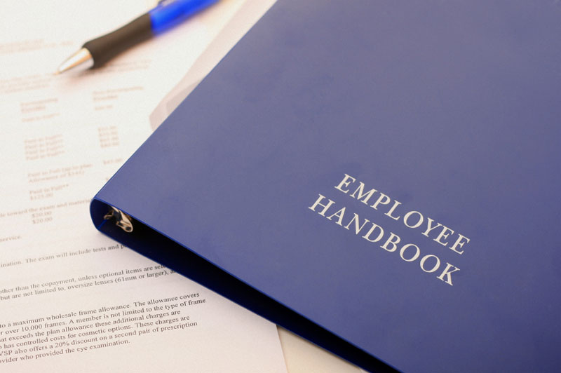 Employee handbook clipart 
