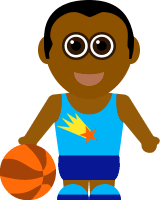 Free basketball clipart graphics. Basketball hoop image, ball 