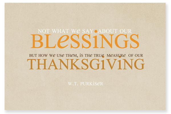 We Count Our Blessings Clipart 