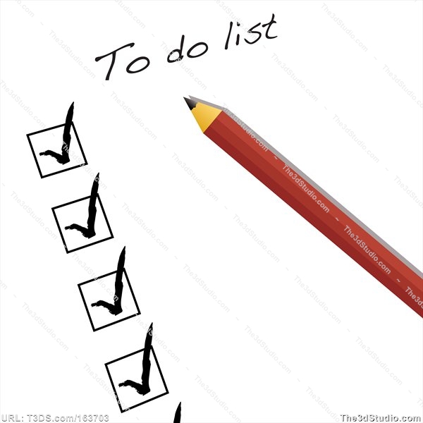 To Do List Clipart 