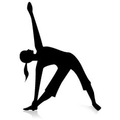 Yoga poses, Yoga and Silhouette 