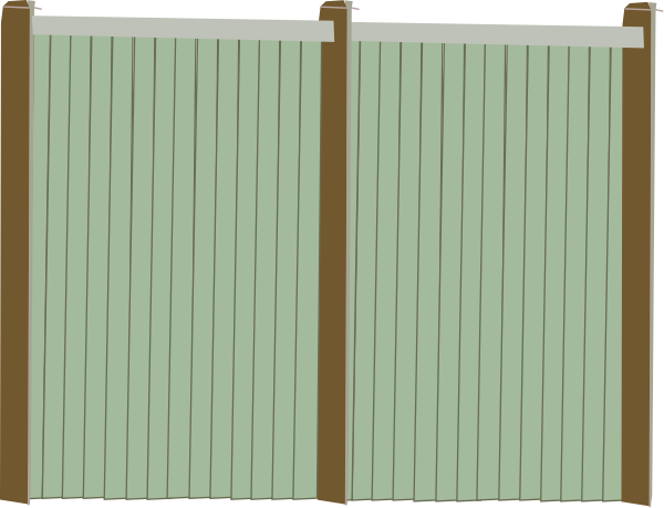 Wooden Fence Clipart 