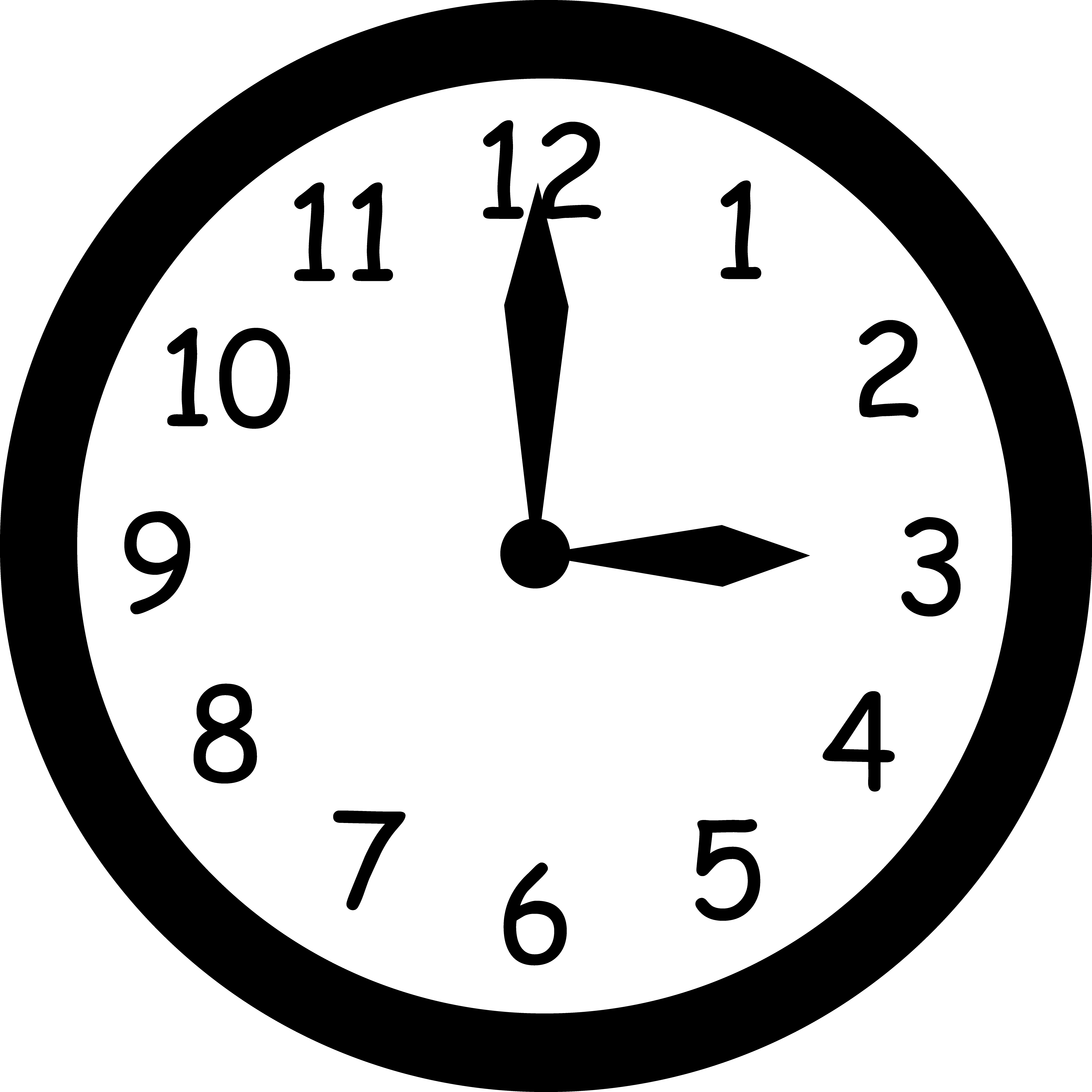 Clock Clipart  Clock Clip Art Image 