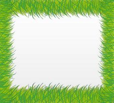 Grass page border clipart 