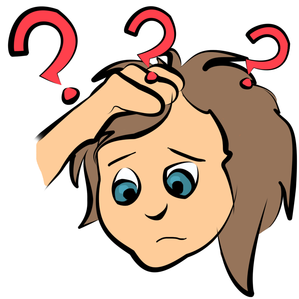 Confused Person Clipart 