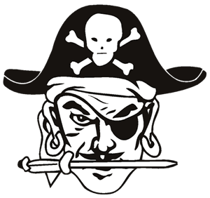 Pirate head clip art 