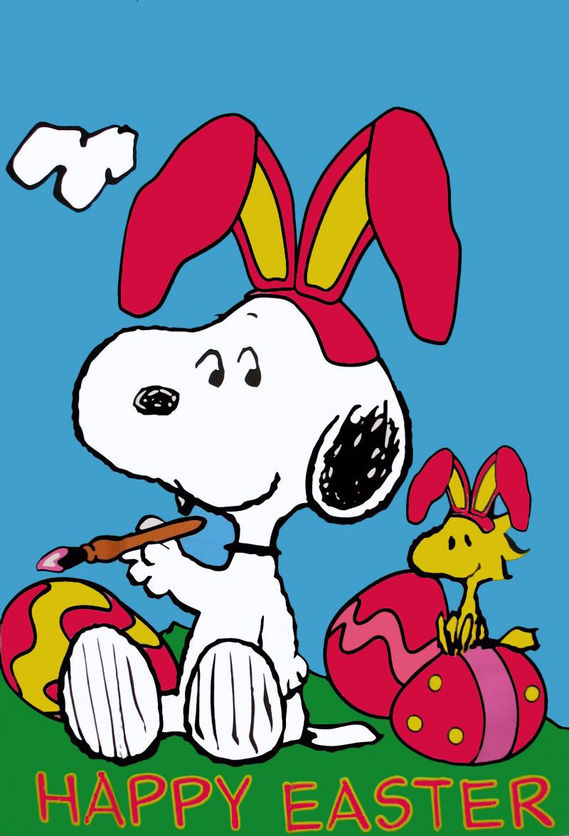 Clip Arts Related To : happy easter snoopy easter beagle. 