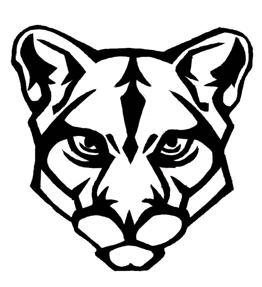 Clip Arts Related To : tiger easy to draw. view all Cougar Face Cliparts). 
