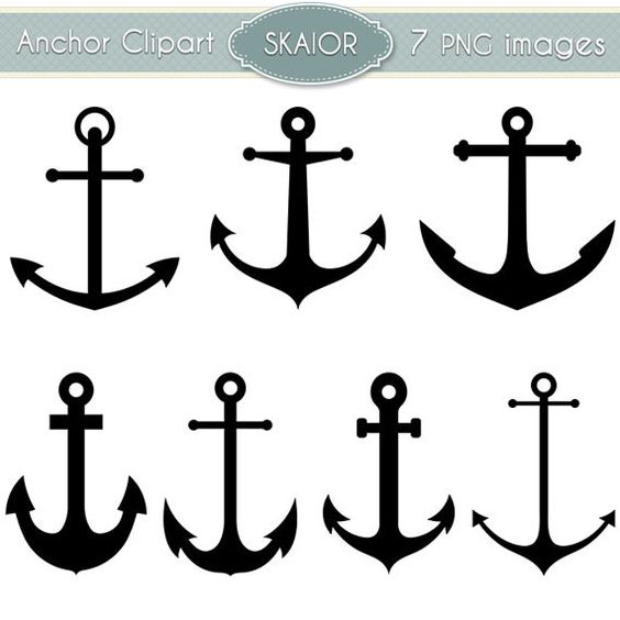 Anchor Clipart Vector Anchor Clip Art Nautical Clipart Steampunk 