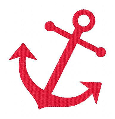 Red Anchor Clipart 