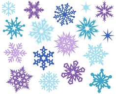 Snowflake Background Clip Art 