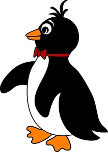 Animated Walking Penguins Clipart 